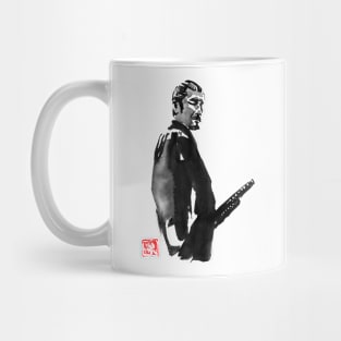 samurai observing Mug